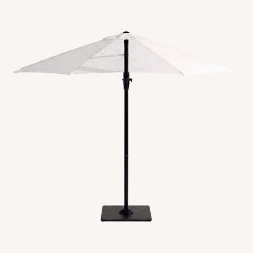 Used Crate & Barrel White Fabric Umbrella for sale on AptDeco