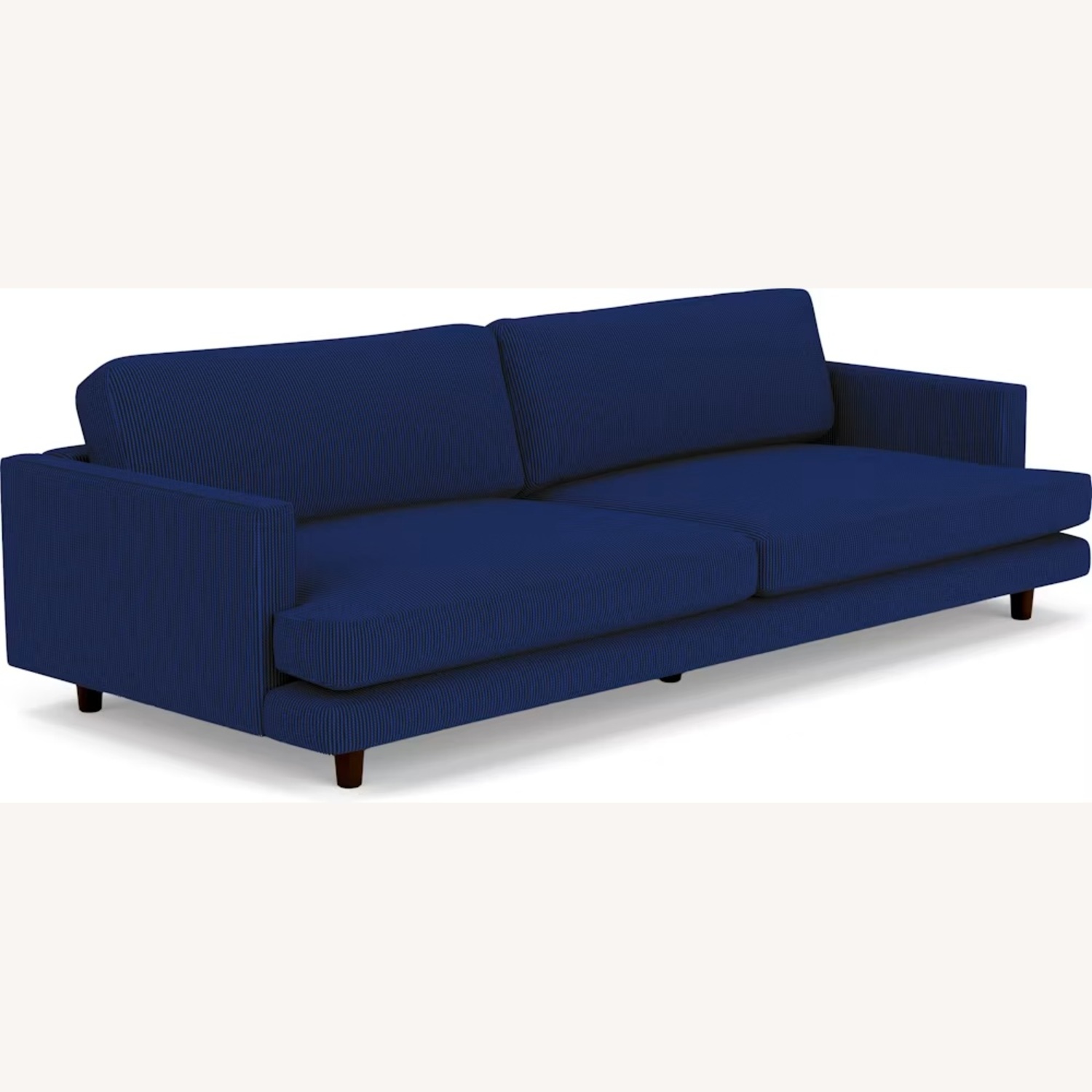 Knoll D'Urso Sofa 7.5' Indigo Hourglass Fabric - image-32