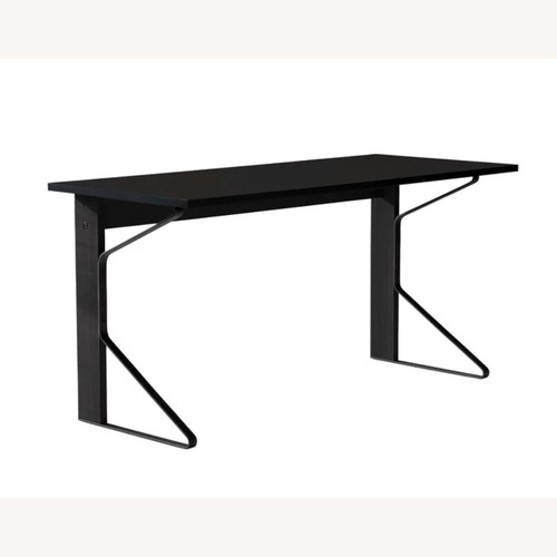Used Artek USA Kaari Desk Black Oak + Black linoleum for sale on AptDeco