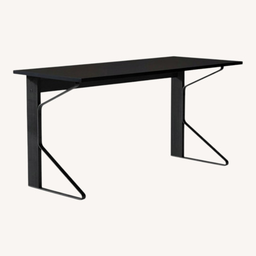 Used Artek USA Kaari Desk Black Oak + Black linoleum for sale on AptDeco