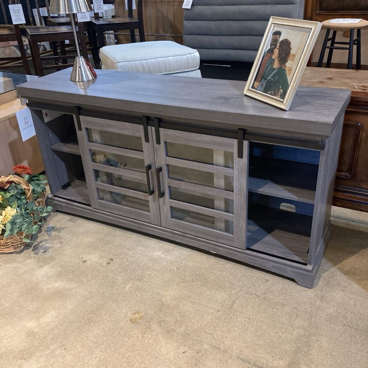 Bell'O Sliding Door Tv Stand Media Console - image-13