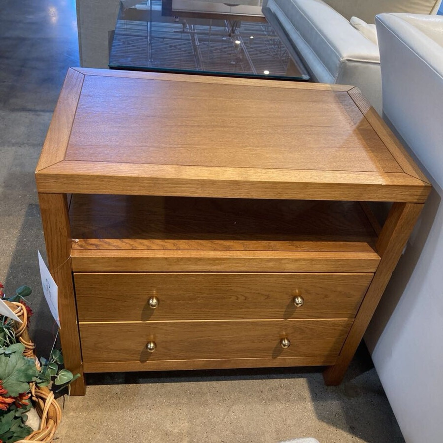 Celine 2-Drawer Nightstand Honey/Gold - image-3