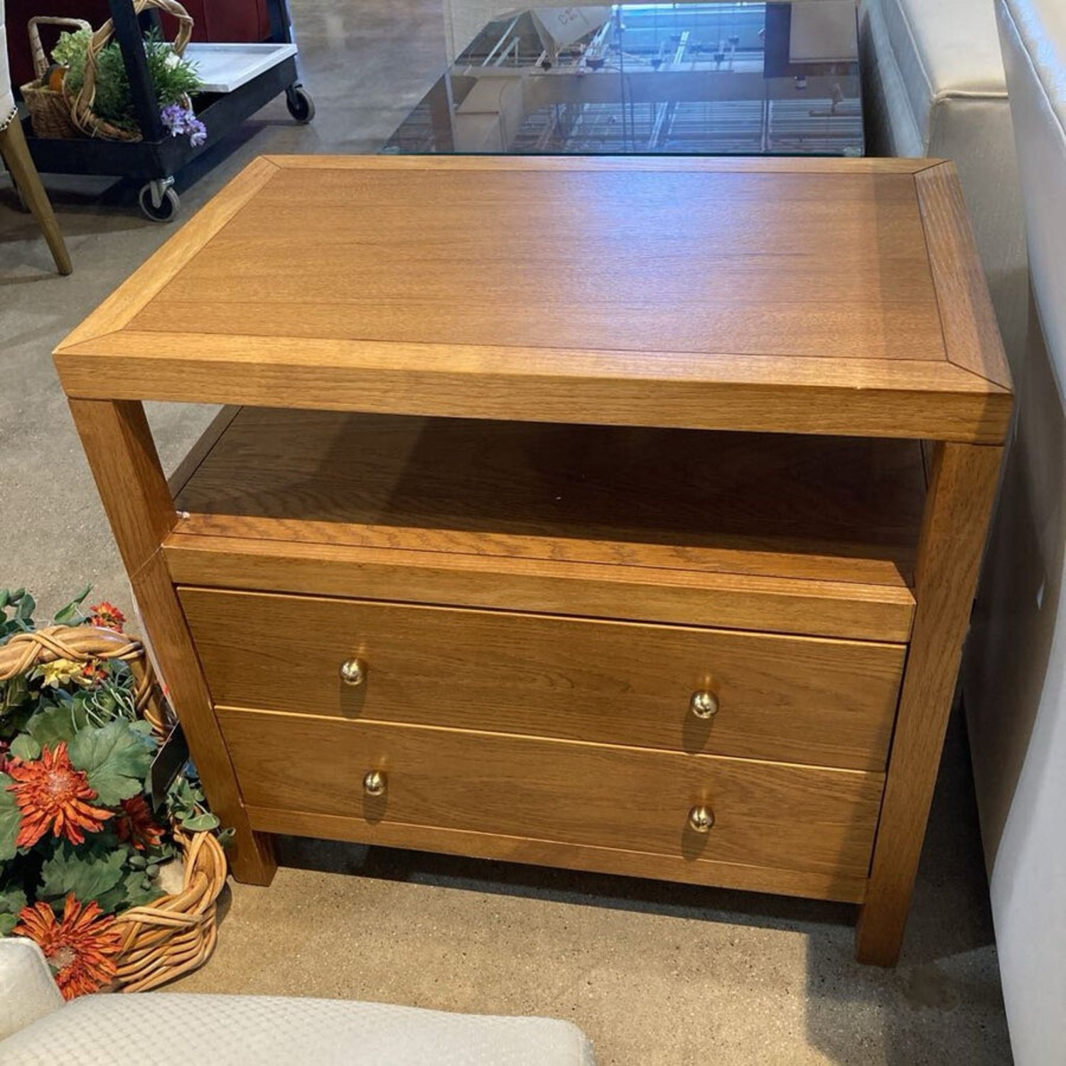 Celine 2-Drawer Nightstand Honey/Gold - image-6