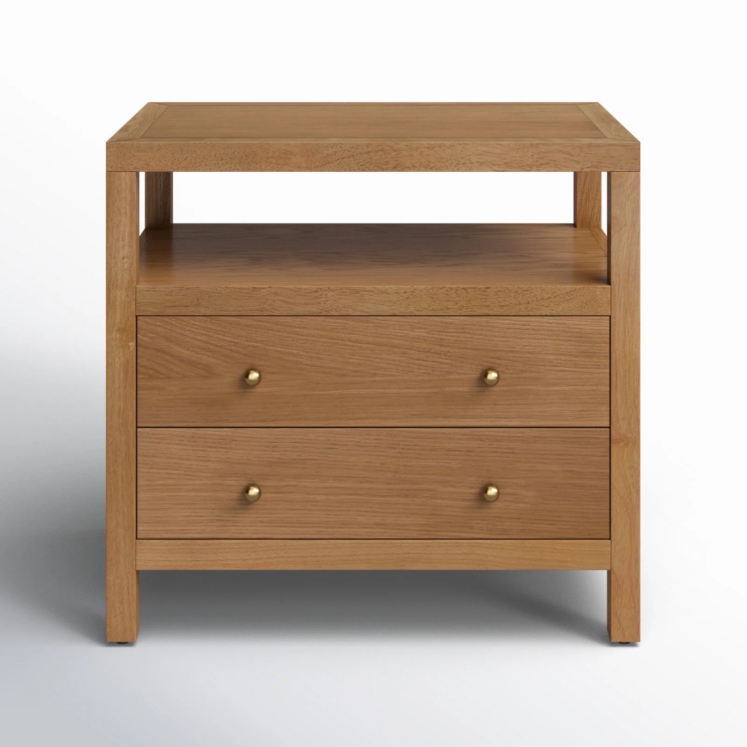 Celine 2-Drawer Nightstand Honey/Gold - image-11