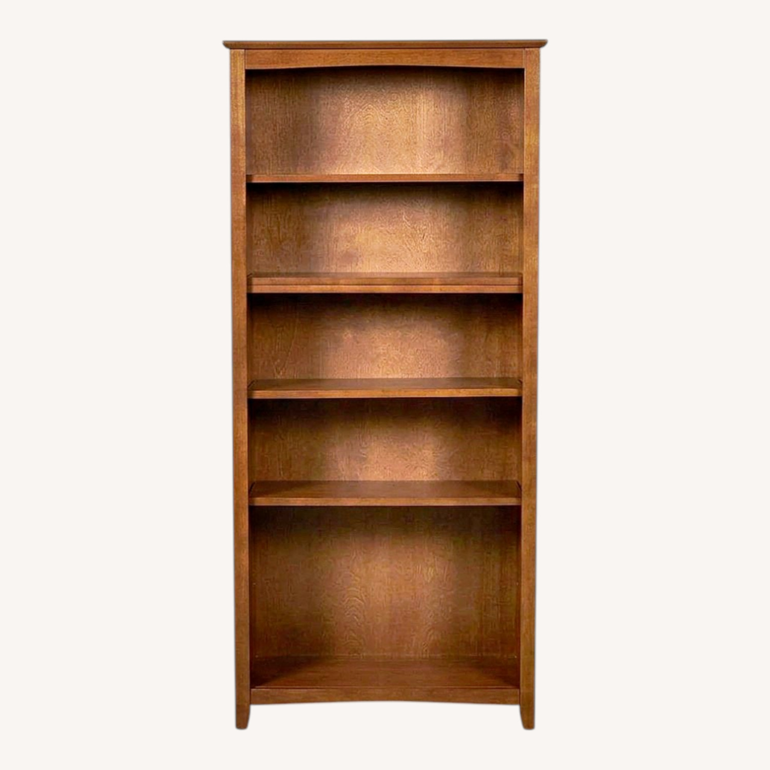 Shaker Style 5-Shelf Book Shelf Cherry - image-0