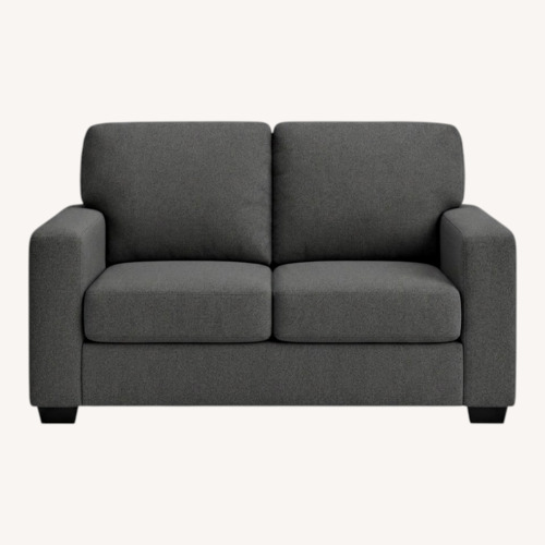 Used Chenille w Fixed Back Cushions Loveseat for sale on AptDeco