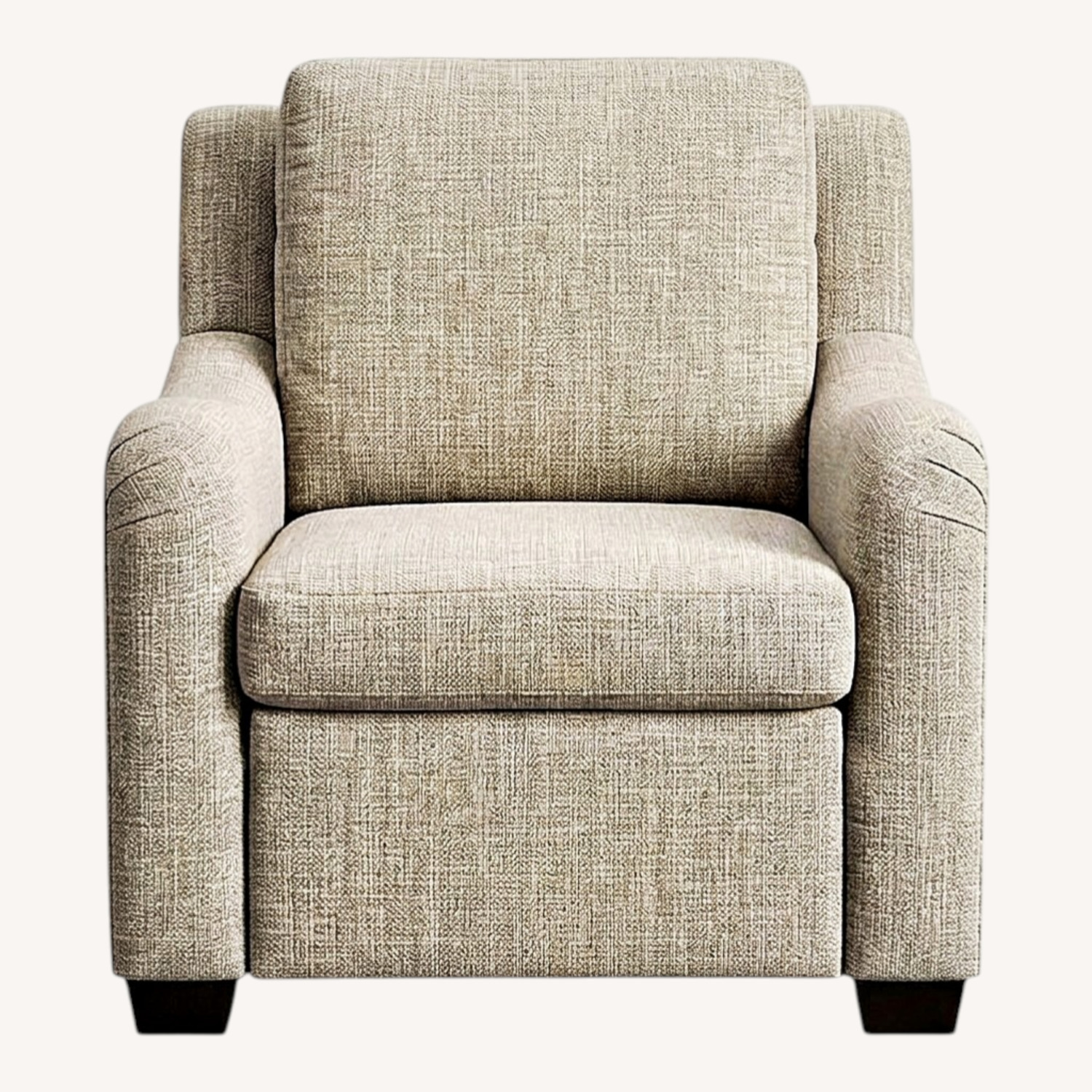Traditional Suede Ottoman Gray - image-0