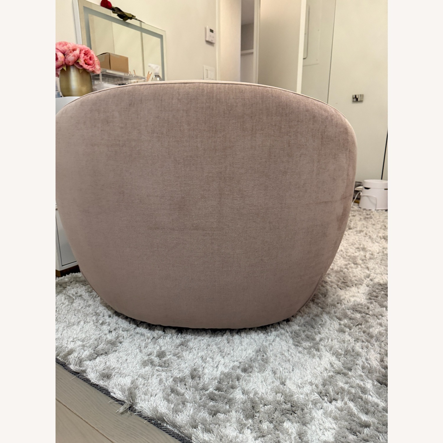 West Elm Velvet Accent Chair - image-2