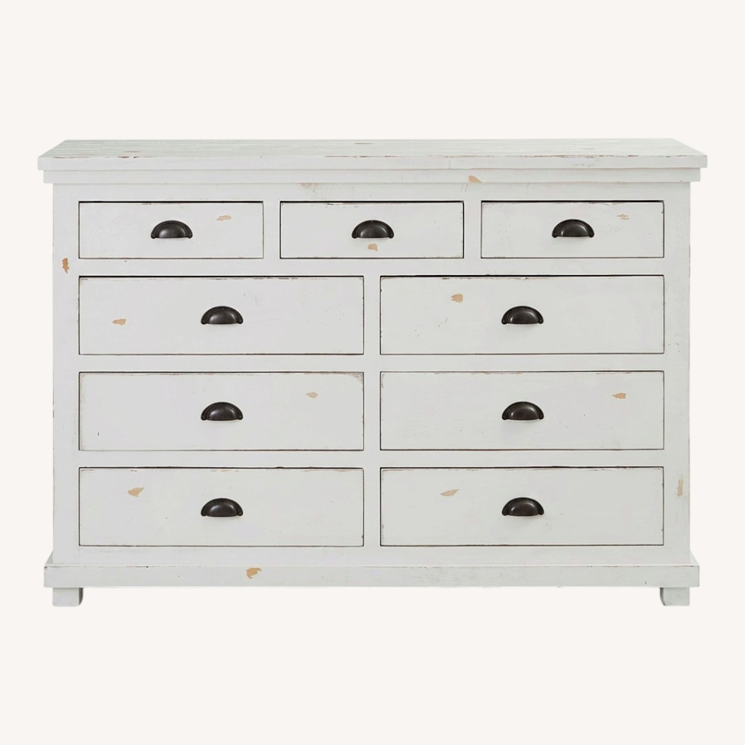 Progressive Furniture White Wood Dresser - image-0
