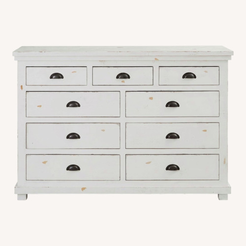 Used Progressive Furniture White Wood Dresser for sale on AptDeco