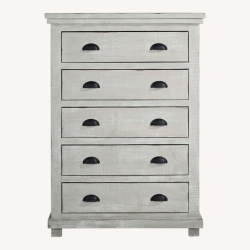 Used Progressive Tall White Farmhouse Dresser for sale on AptDeco