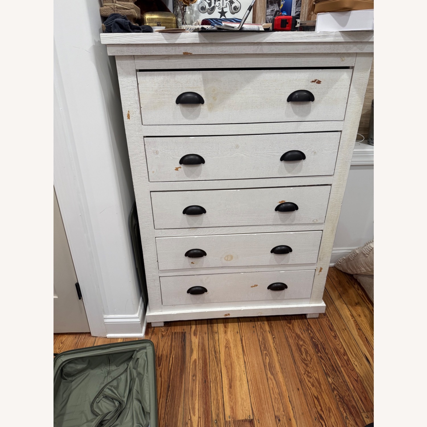 Progressive Tall White Farmhouse Dresser - image-1