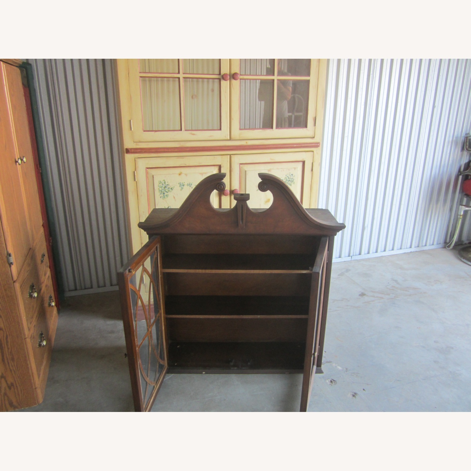 Vintage/Antique Finds Dark Brown Wood Bookcase - image-3