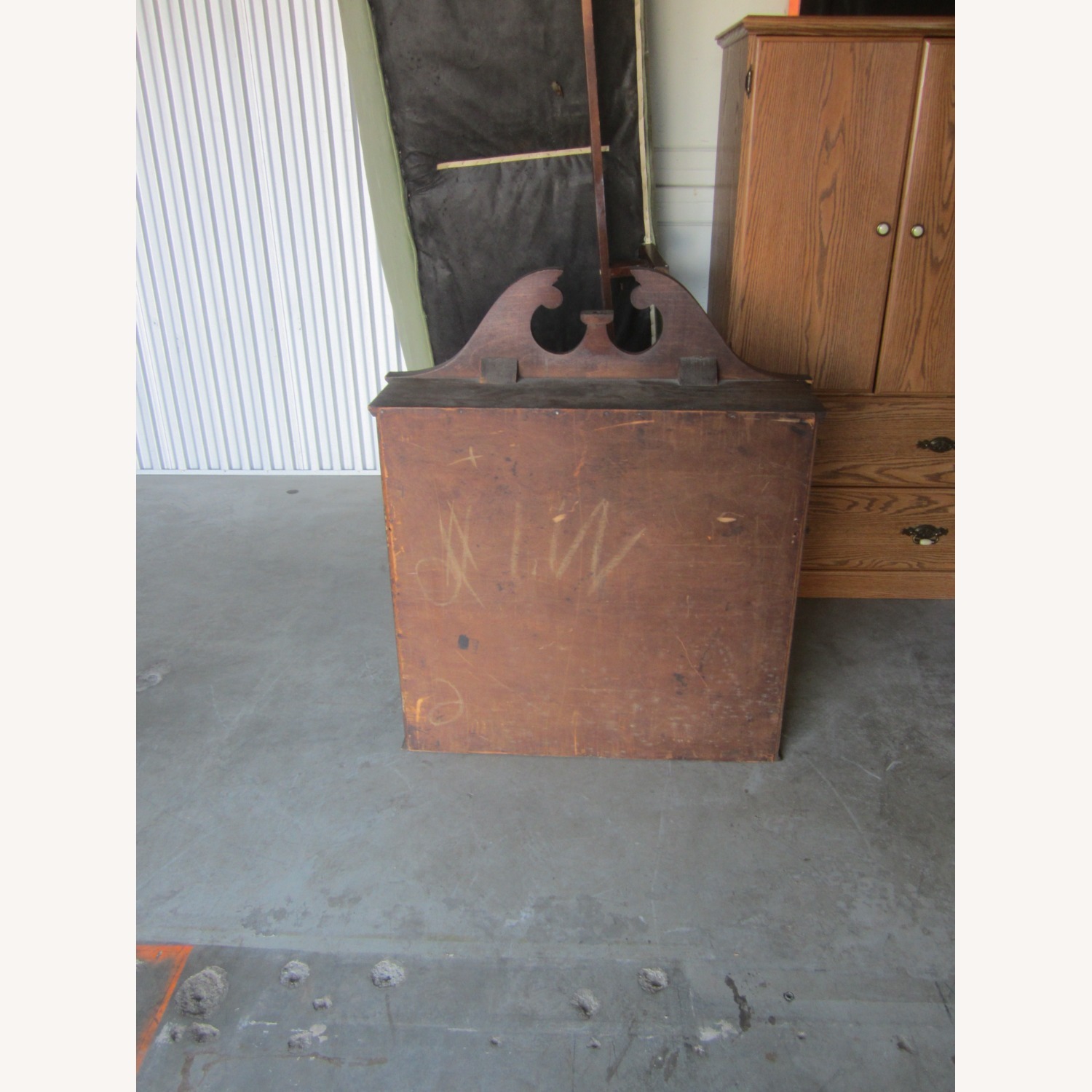 Vintage/Antique Finds Dark Brown Wood Bookcase - image-2