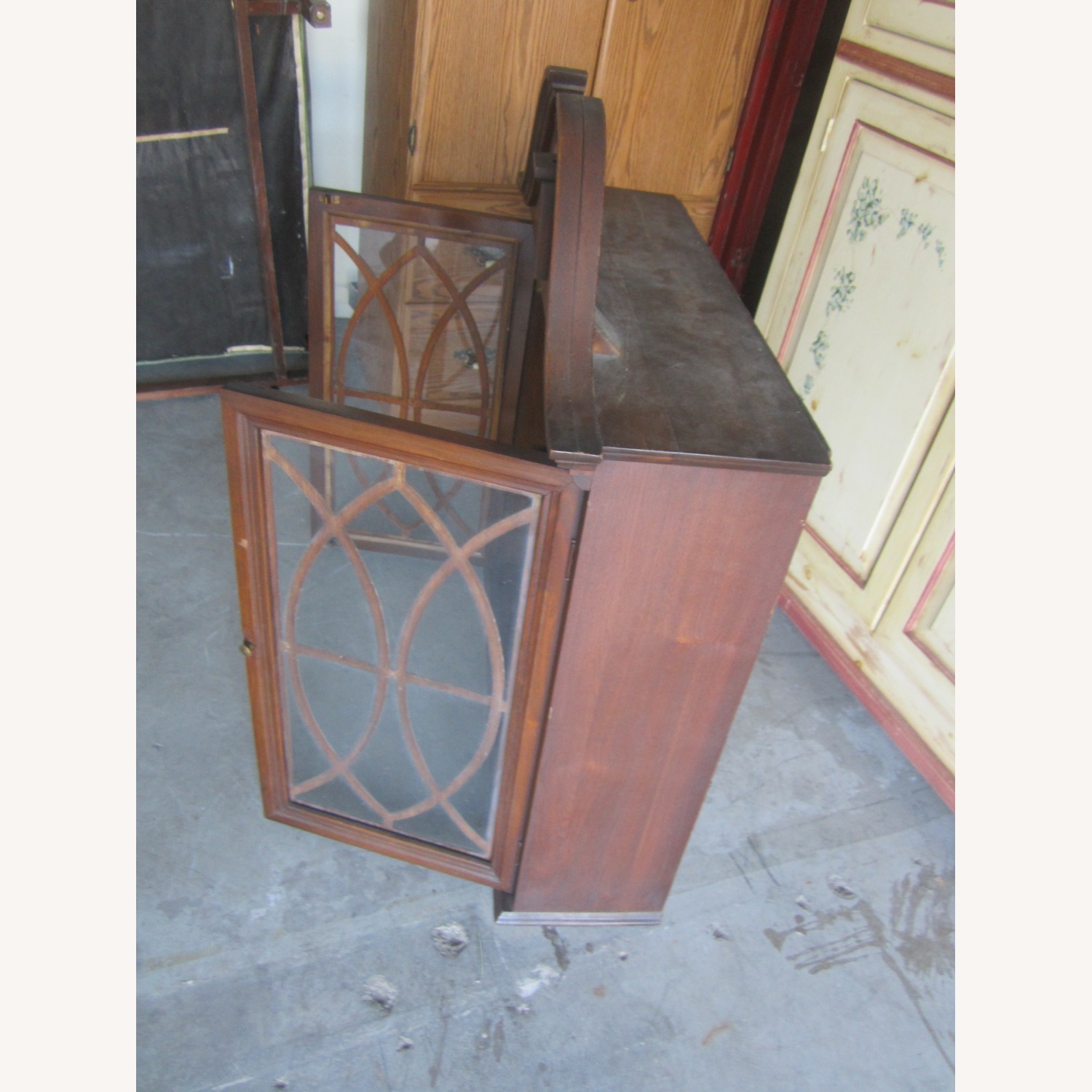 Vintage/Antique Finds Dark Brown Wood Bookcase - image-8