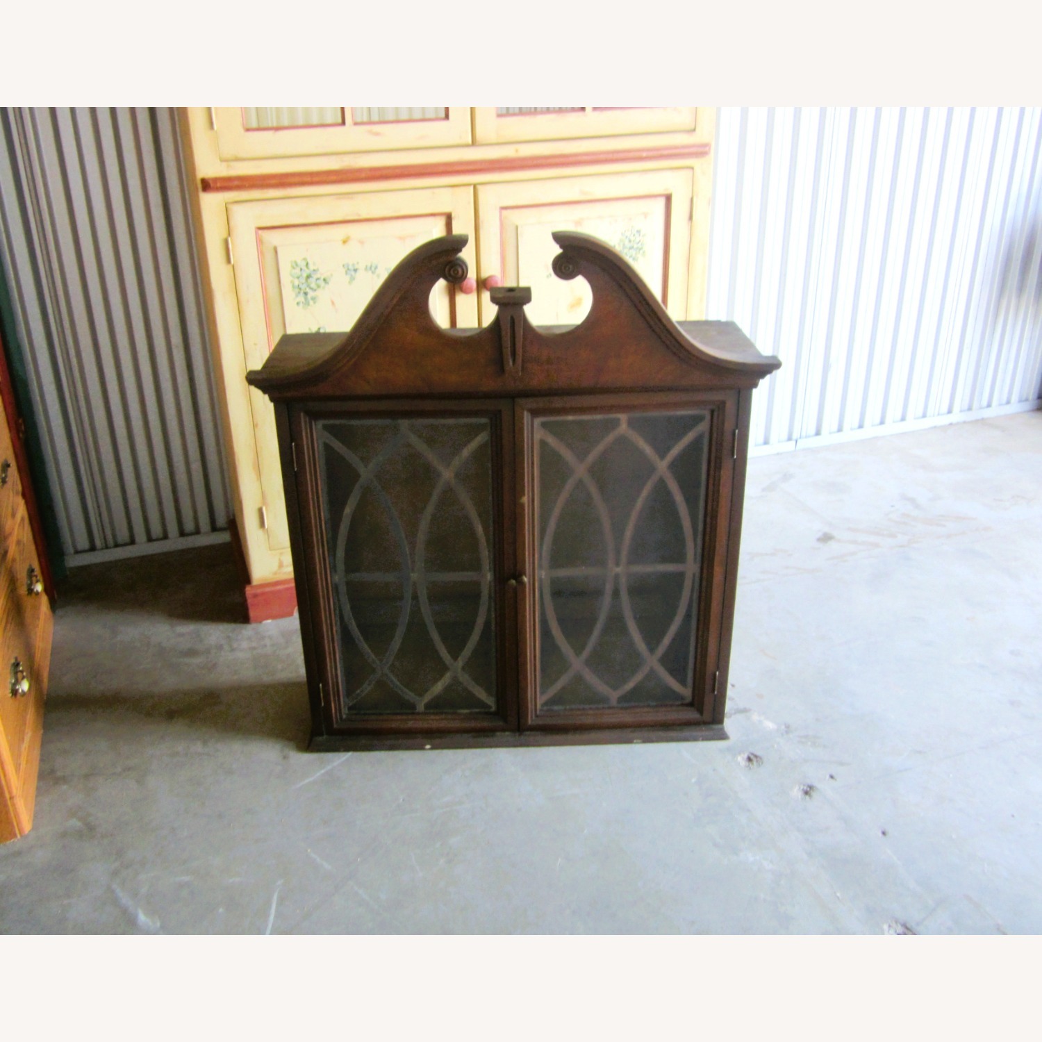 Vintage/Antique Finds Dark Brown Wood Bookcase - image-1