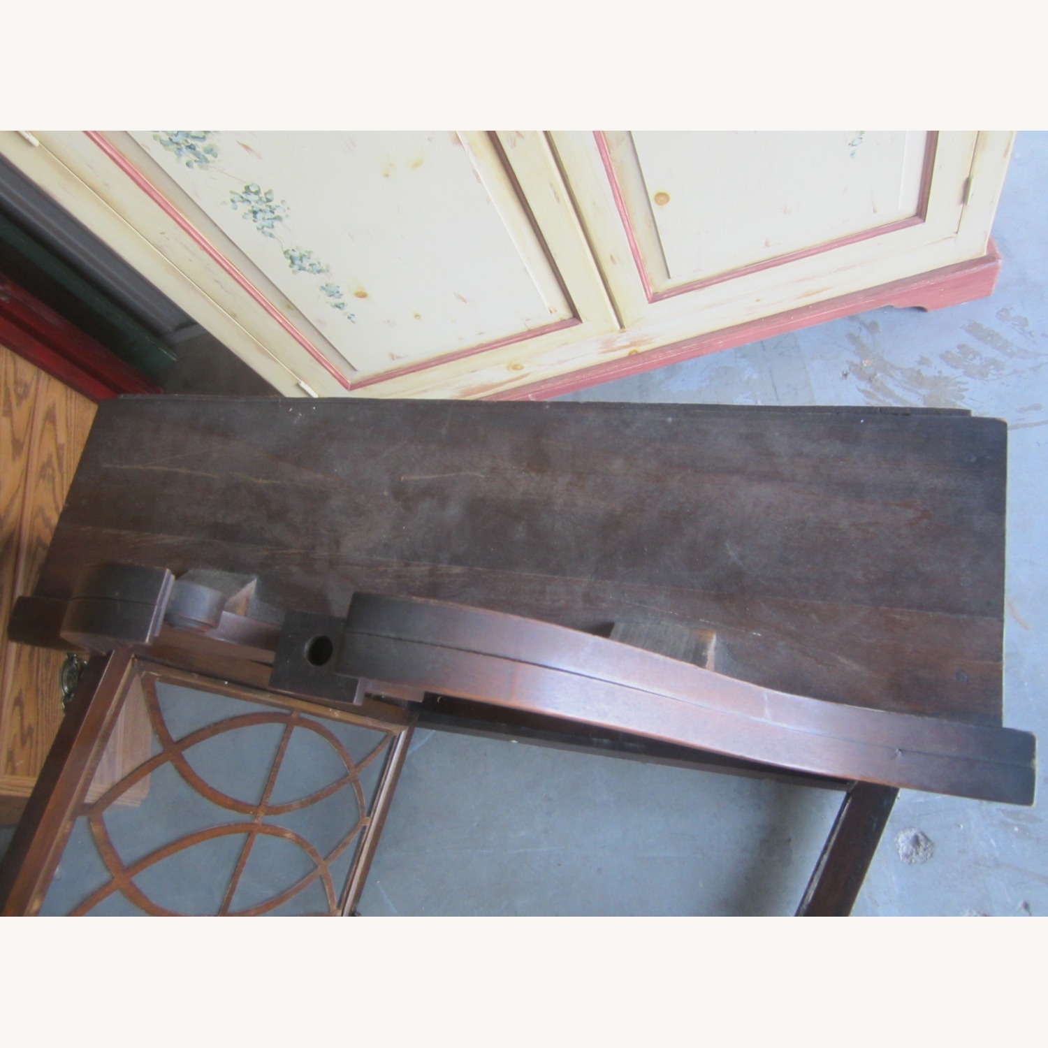 Vintage/Antique Finds Dark Brown Wood Bookcase - image-6