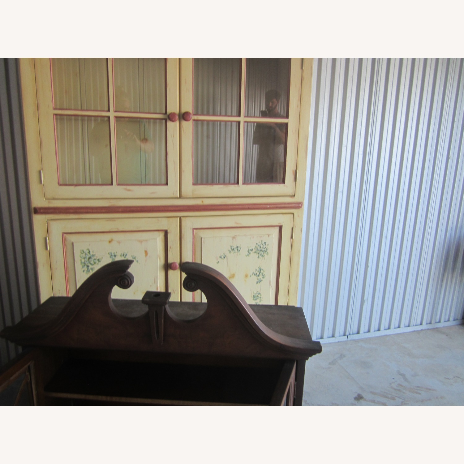 Vintage/Antique Finds Dark Brown Wood Bookcase - image-5
