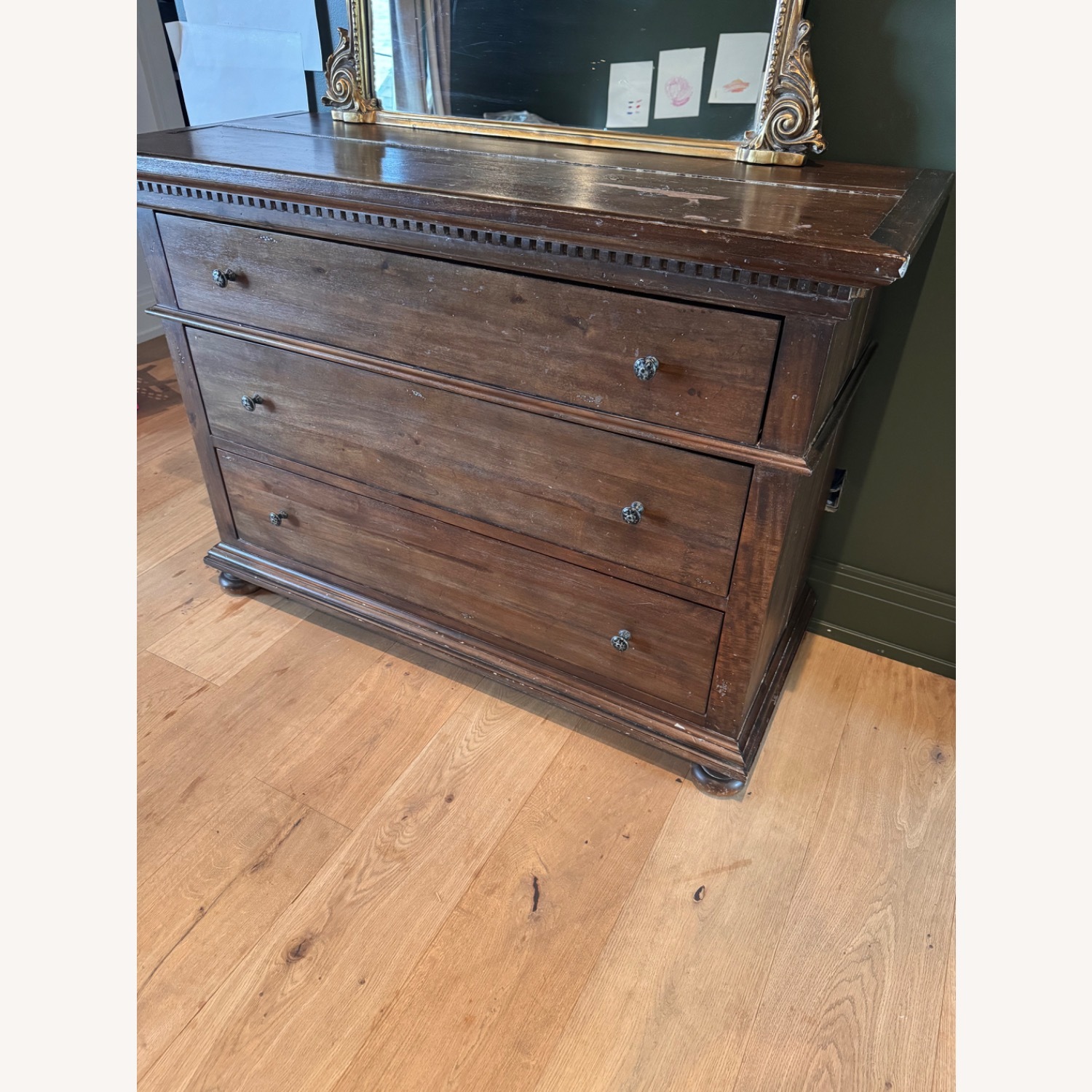 Restoration Hardware St James Dark Brown Dresser - image-3