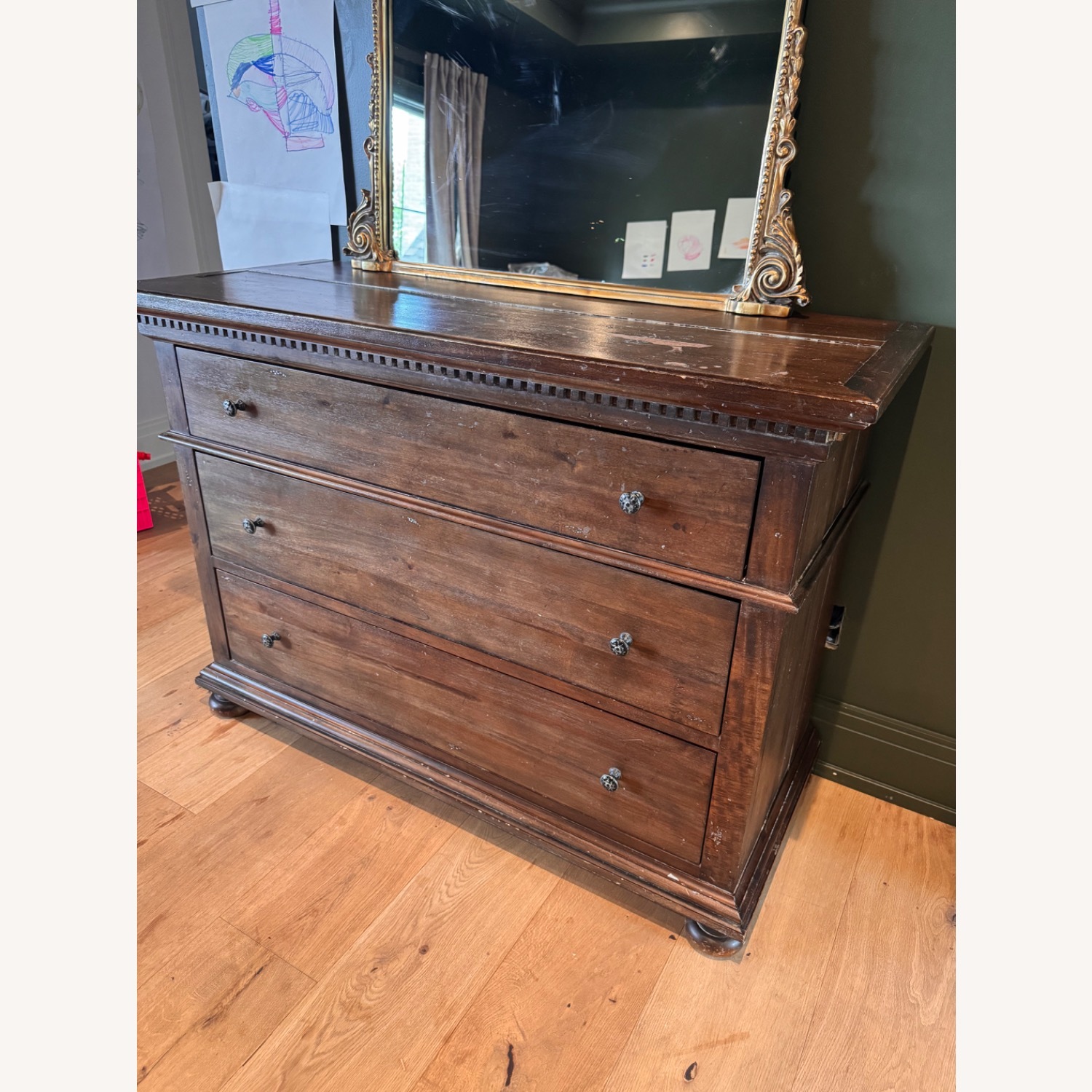 Restoration Hardware St James Dark Brown Dresser - image-1