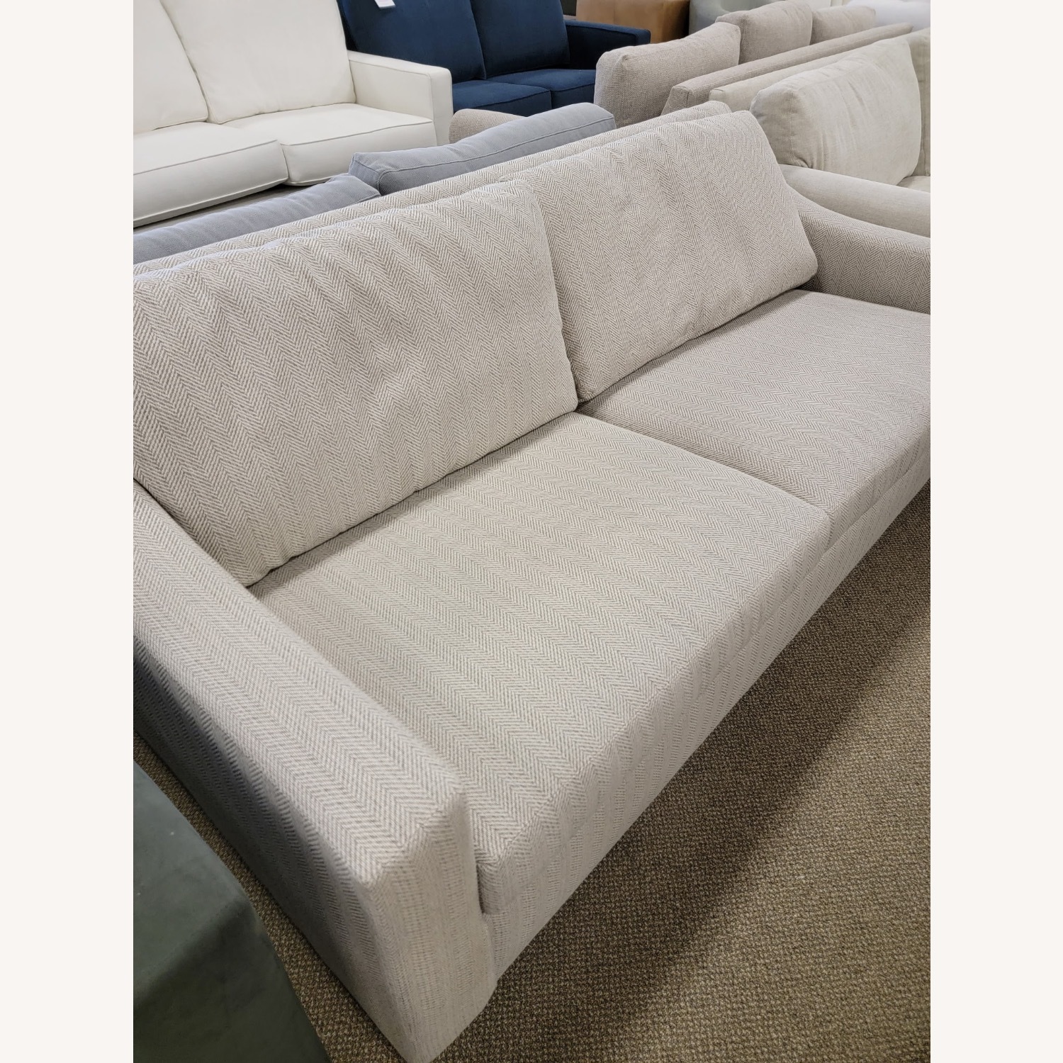 Pottery Barn York Slope Arm Sofa 3+ Seater Sofa - image-3