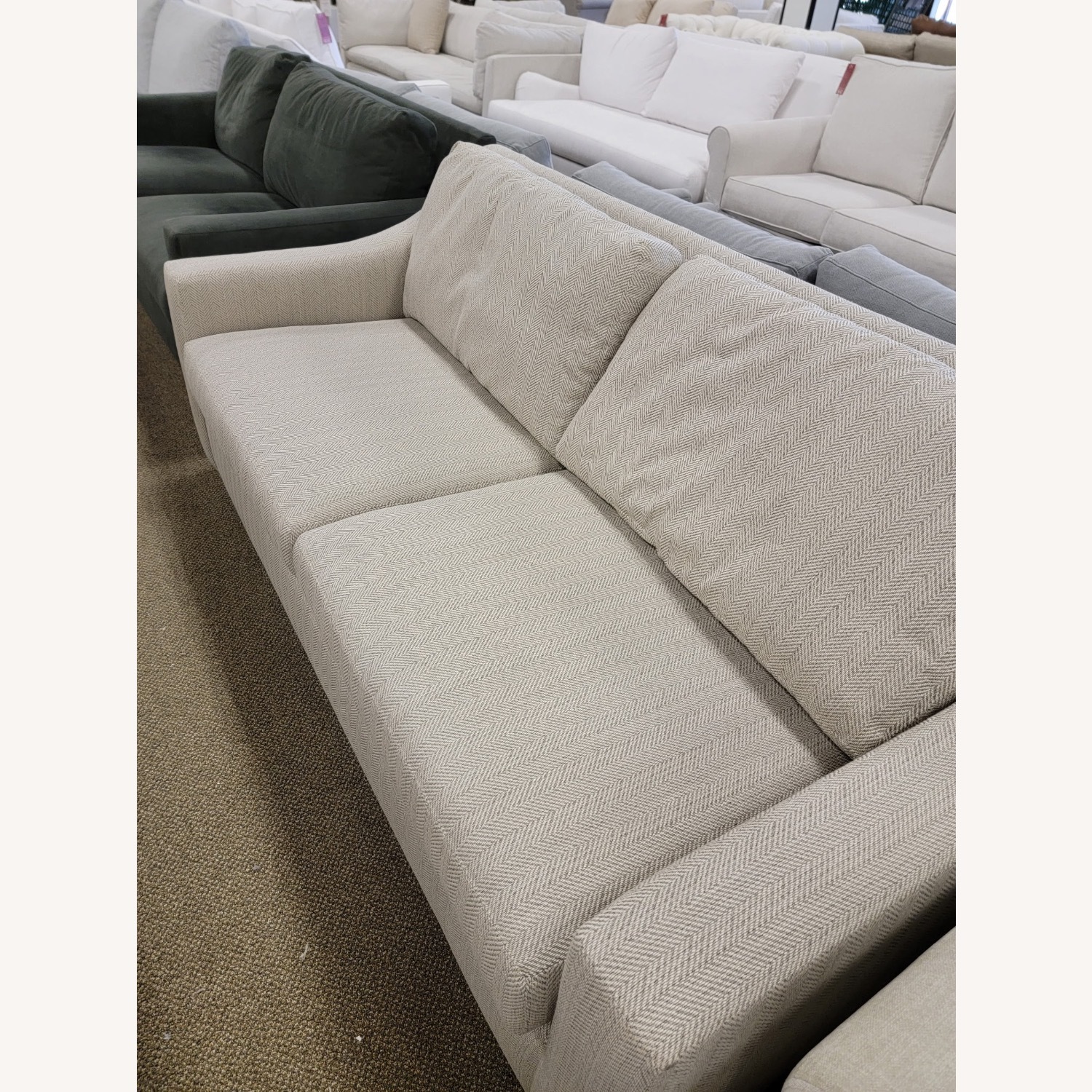 Pottery Barn York Slope Arm Sofa 3+ Seater Sofa - image-2