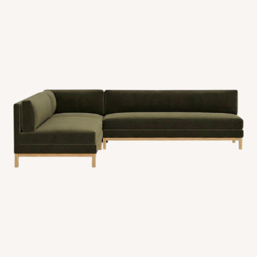 Used Interior Define Green Jasper Sofa  for sale on AptDeco