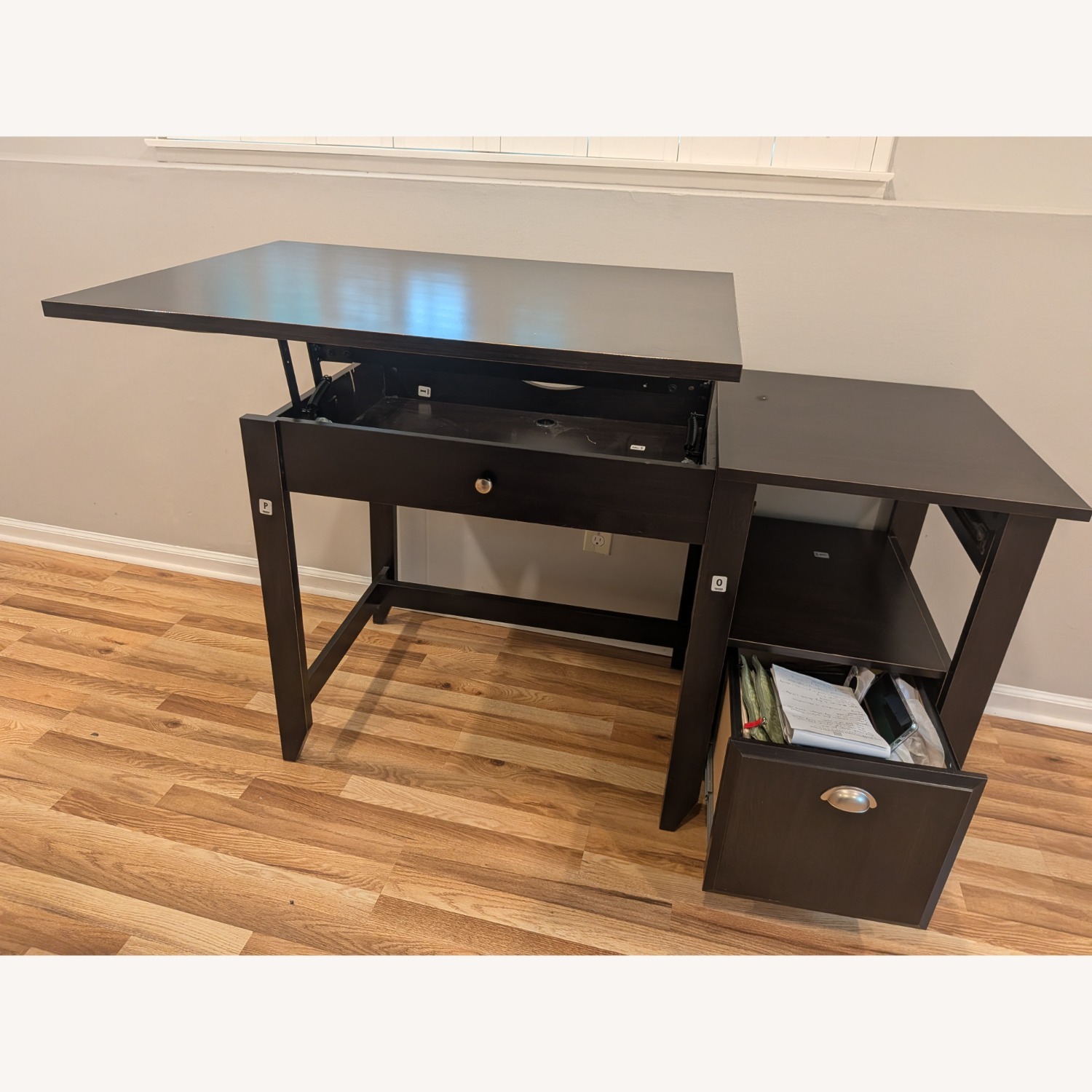 Contemporary Sit-Stand Desk - image-1