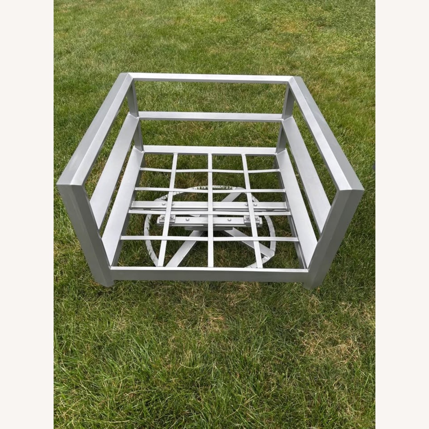 Modern Castelle Outdoor Swivel Chair Set - image-2