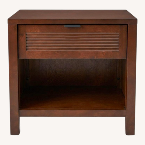 Used Crate & Barrel 2 Dark Brown Nightstands for sale on AptDeco