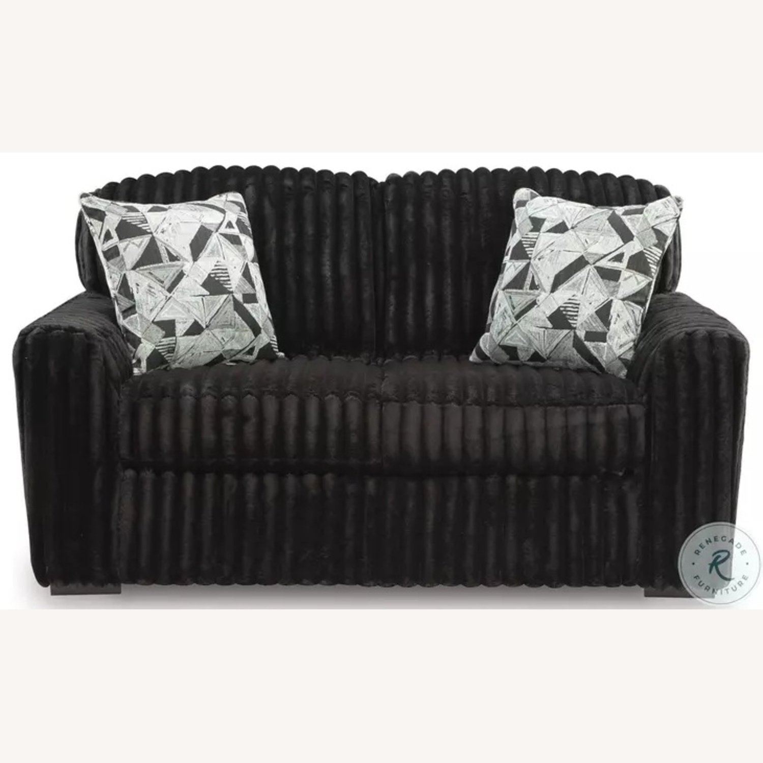 Ashley Furniture Onyx Black Loveseat - image-4