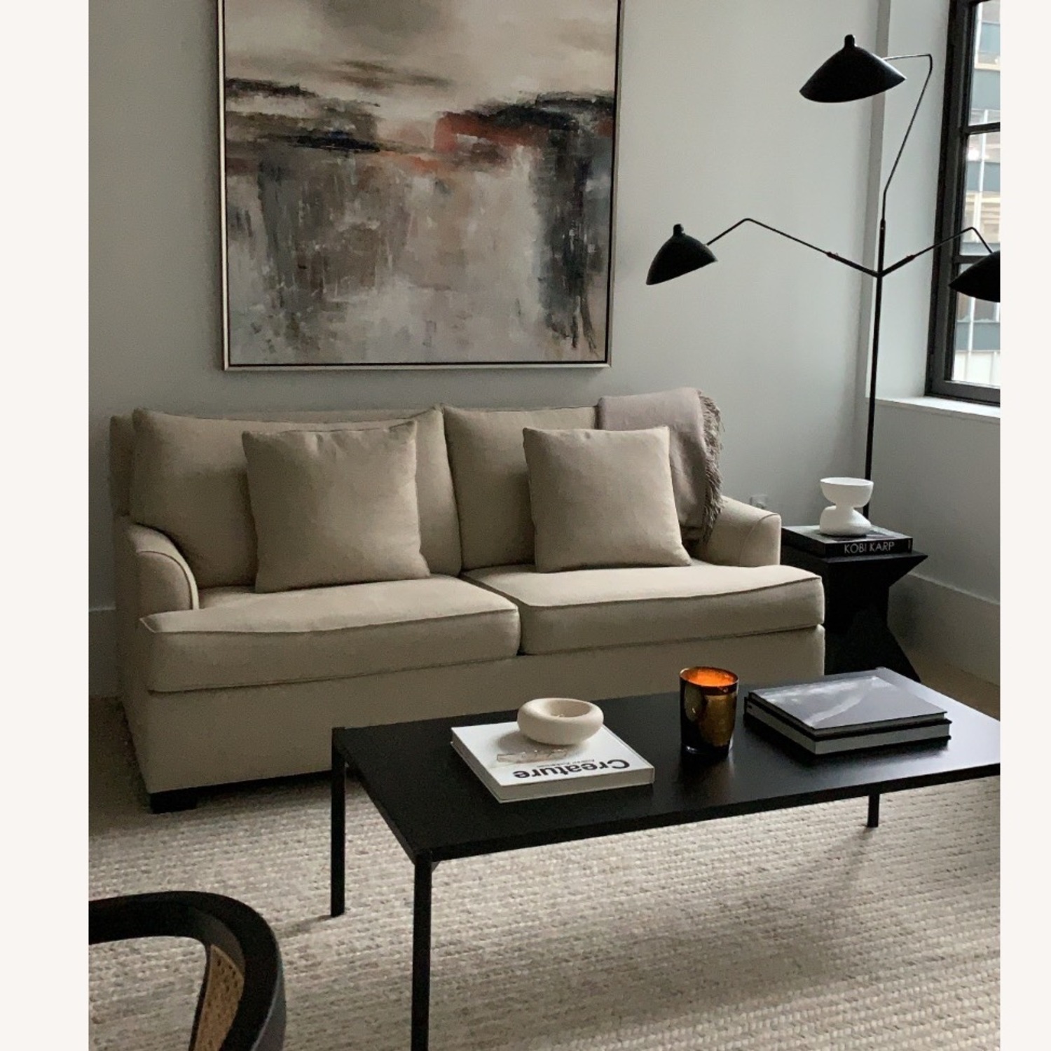 Ethan Allen Natural Sleeper Sofa - image-3