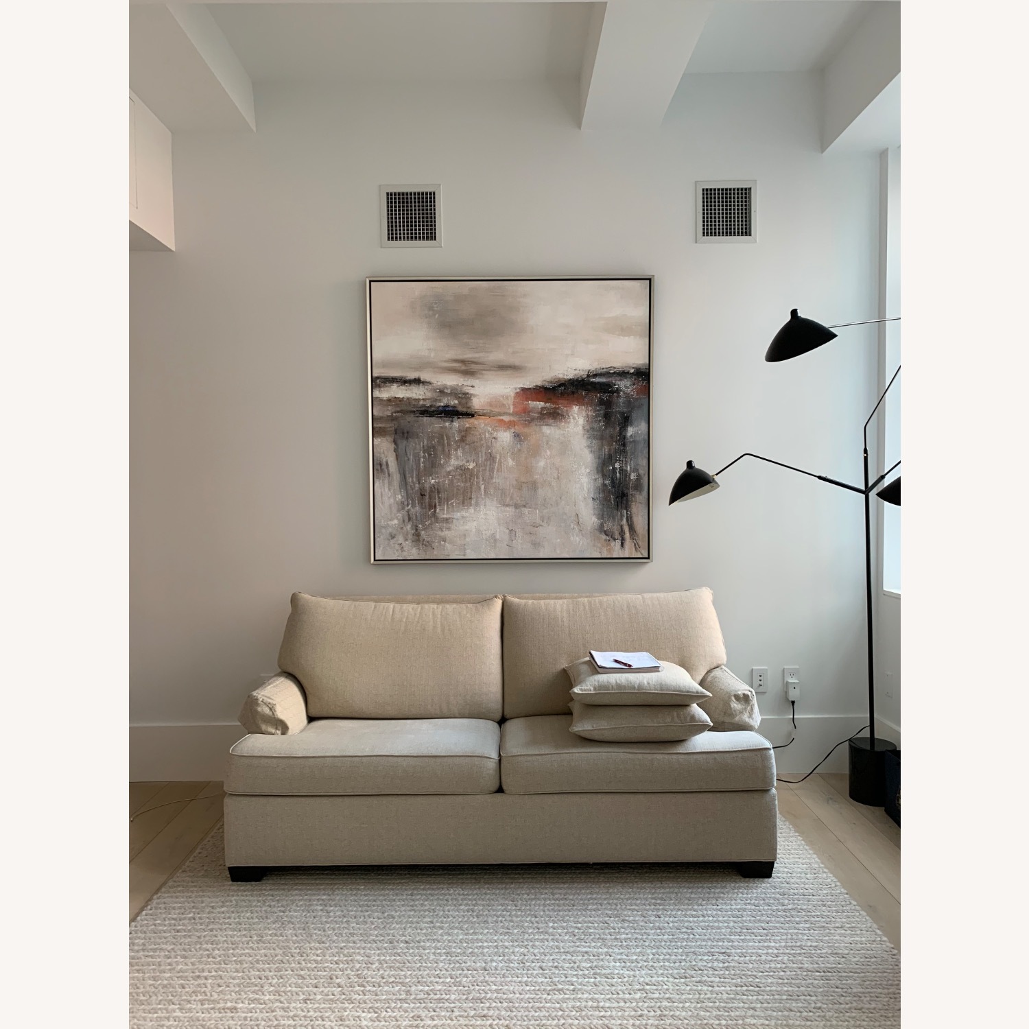 Ethan Allen Natural Sleeper Sofa - image-2