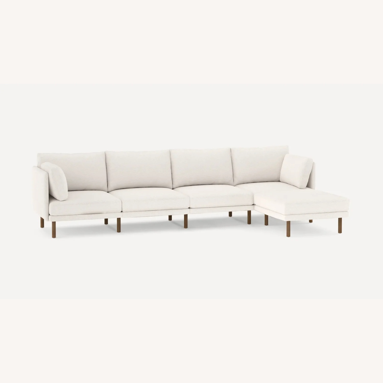 Burrow Field Natural Fabric 5 Piece Sectional - image-8
