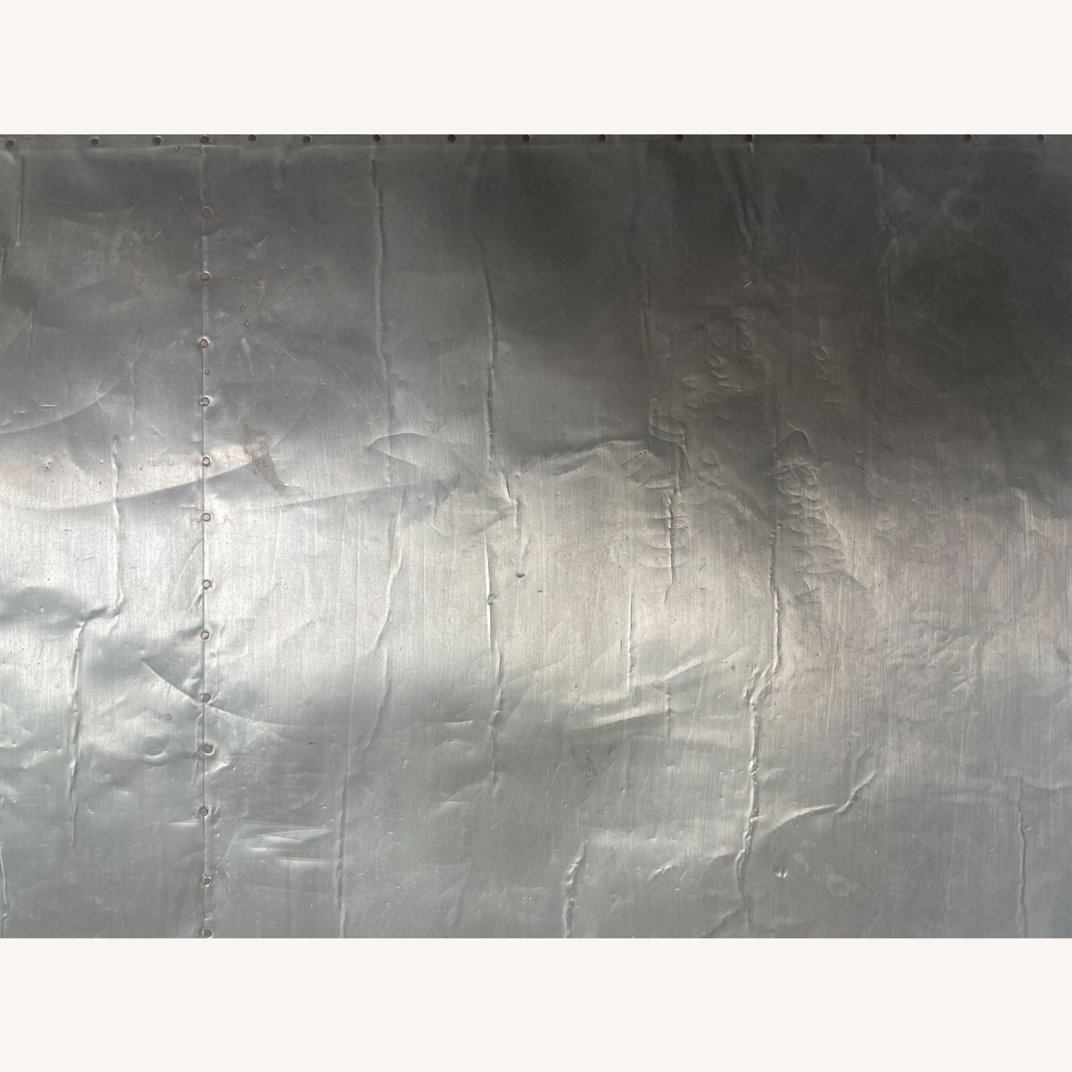 West Elm Silver/Bronze Wrapped Metal Desk - image-9