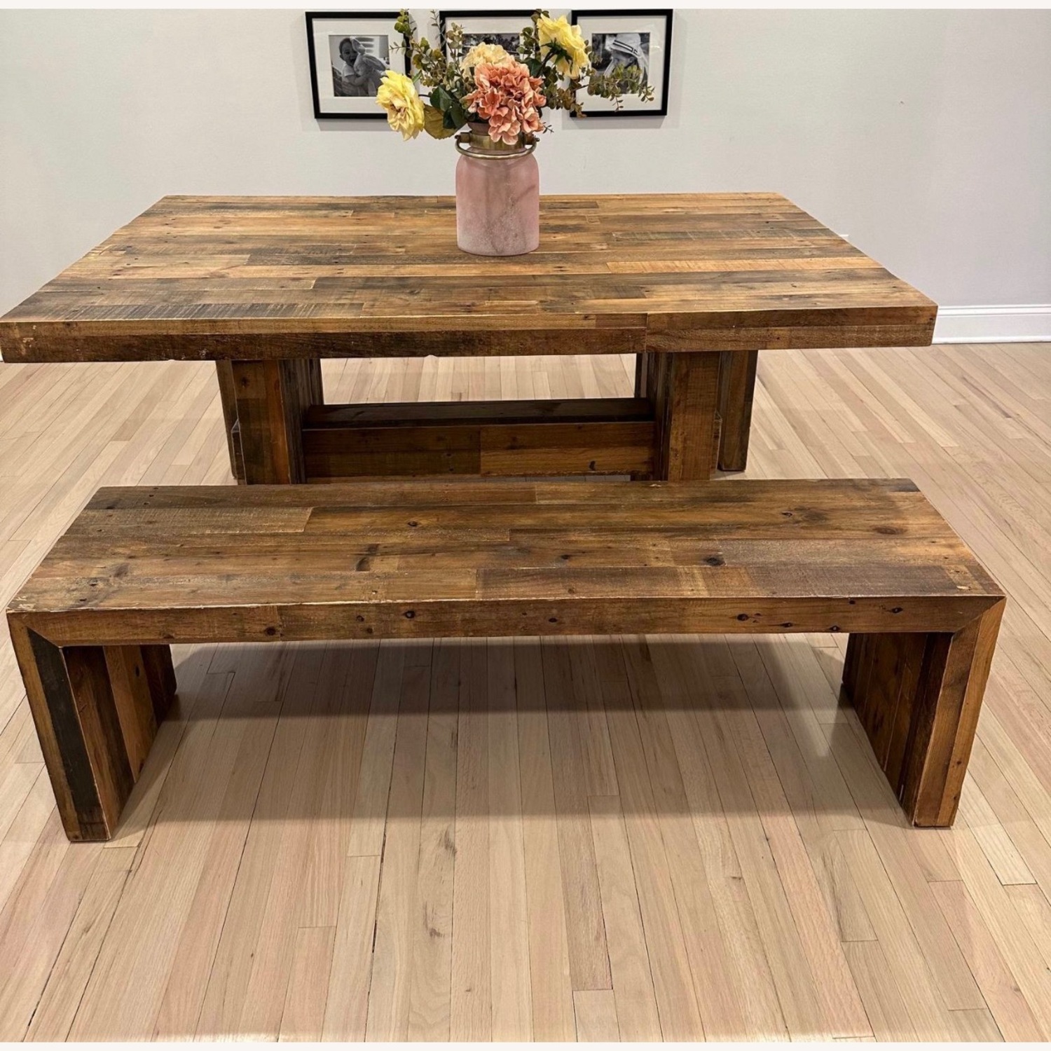 West Elm Reclaimed Wood Dining Room Table - image-5