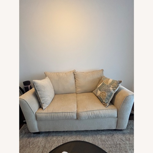 Used Brynn Beige Loveseat  for sale on AptDeco