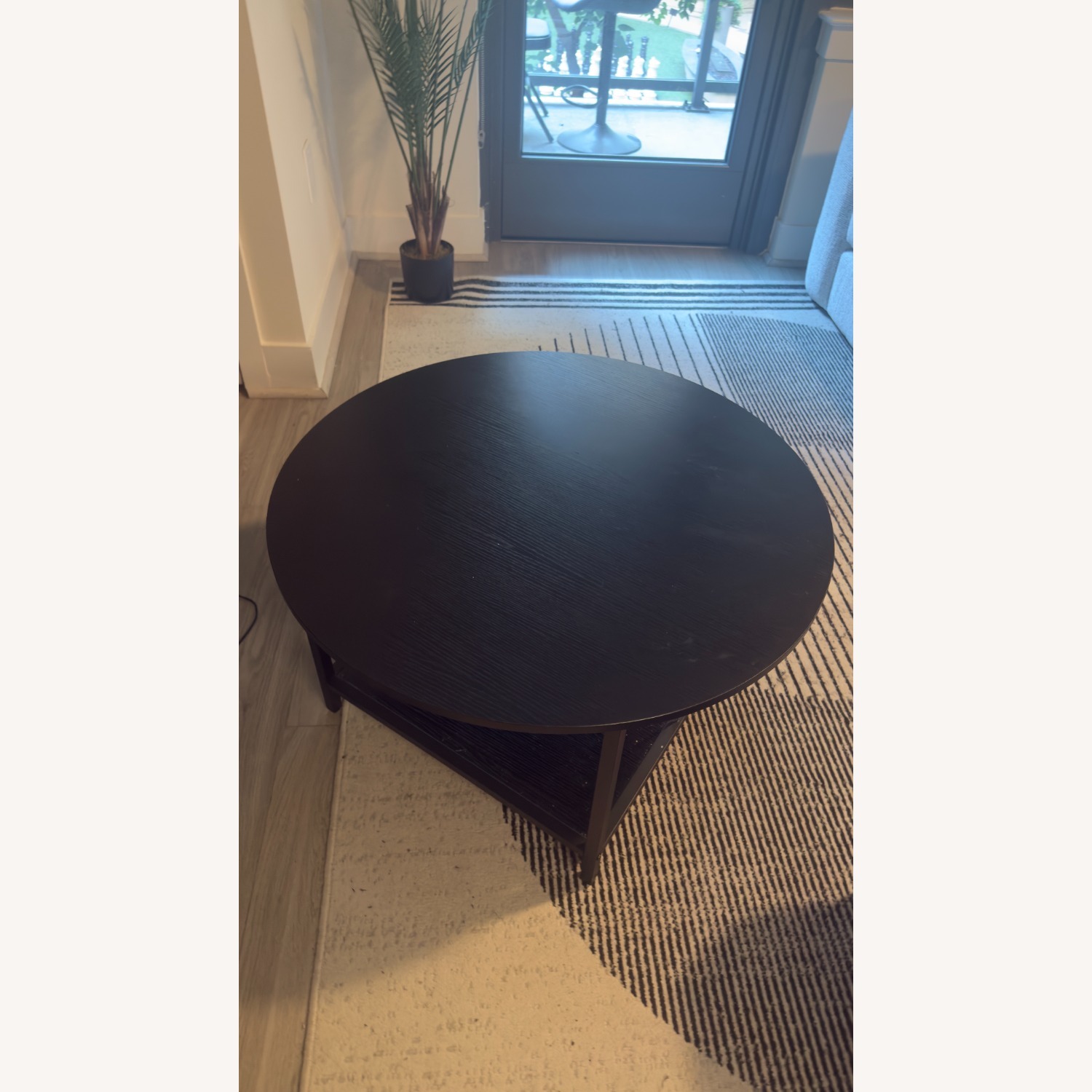 Amazon YITAHOME Black Wood Coffee Table - image-3