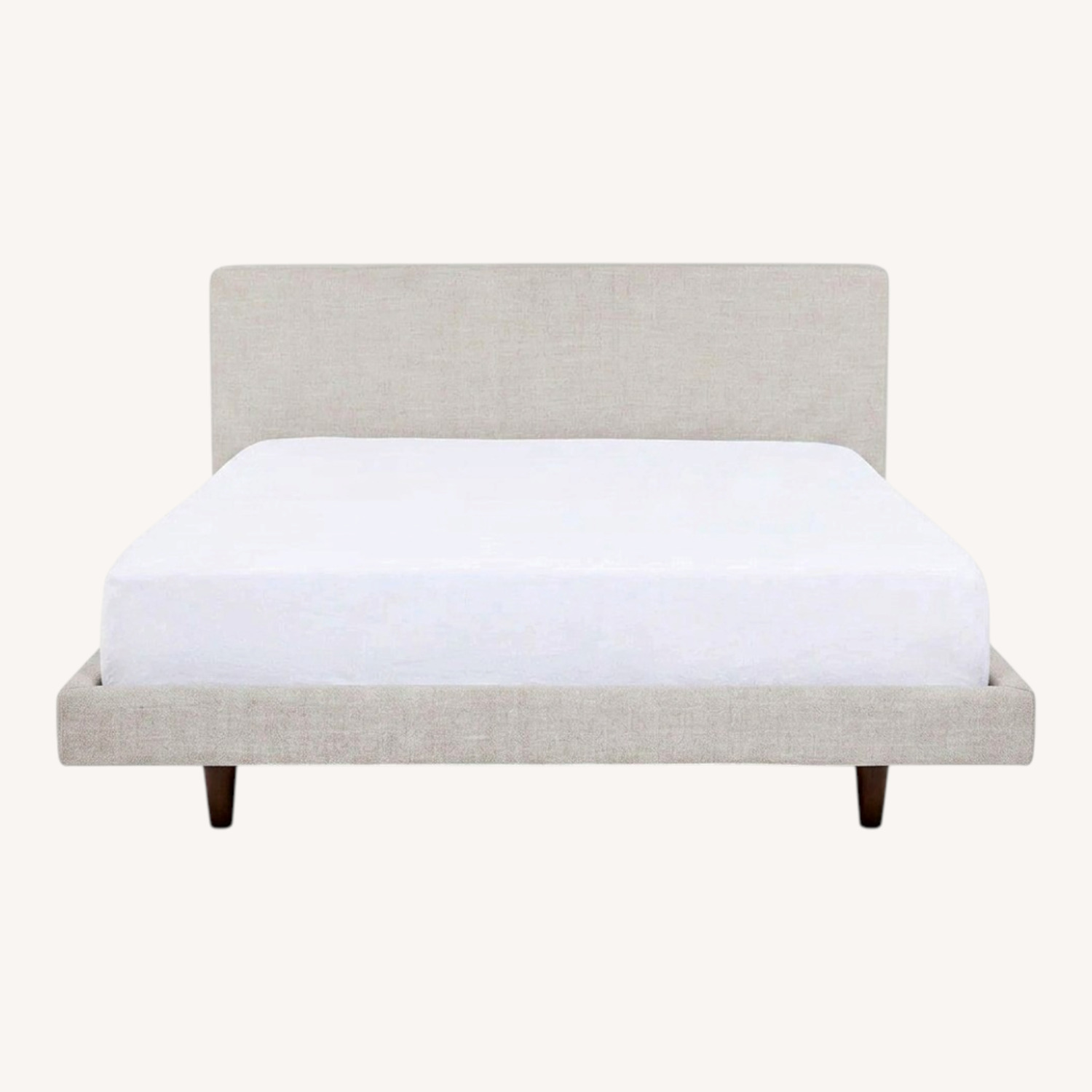 Article Light Gray Fabric Queen Bed - image-0