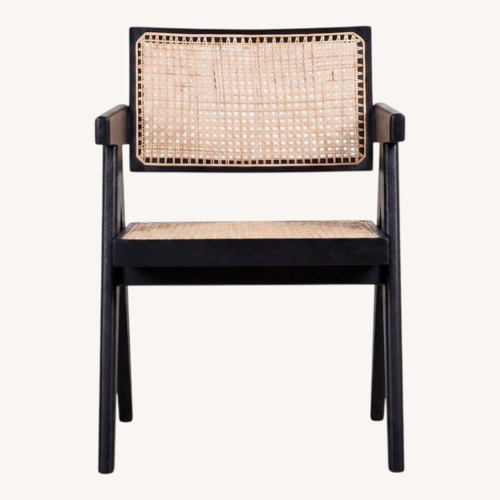 Used Natural Wicker Accent Chair for sale on AptDeco