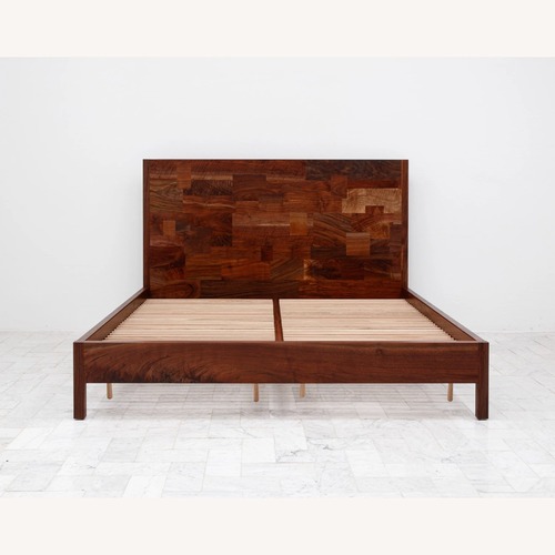 Used BDDW Claro Walnut "Puzzle Bed" for sale on AptDeco