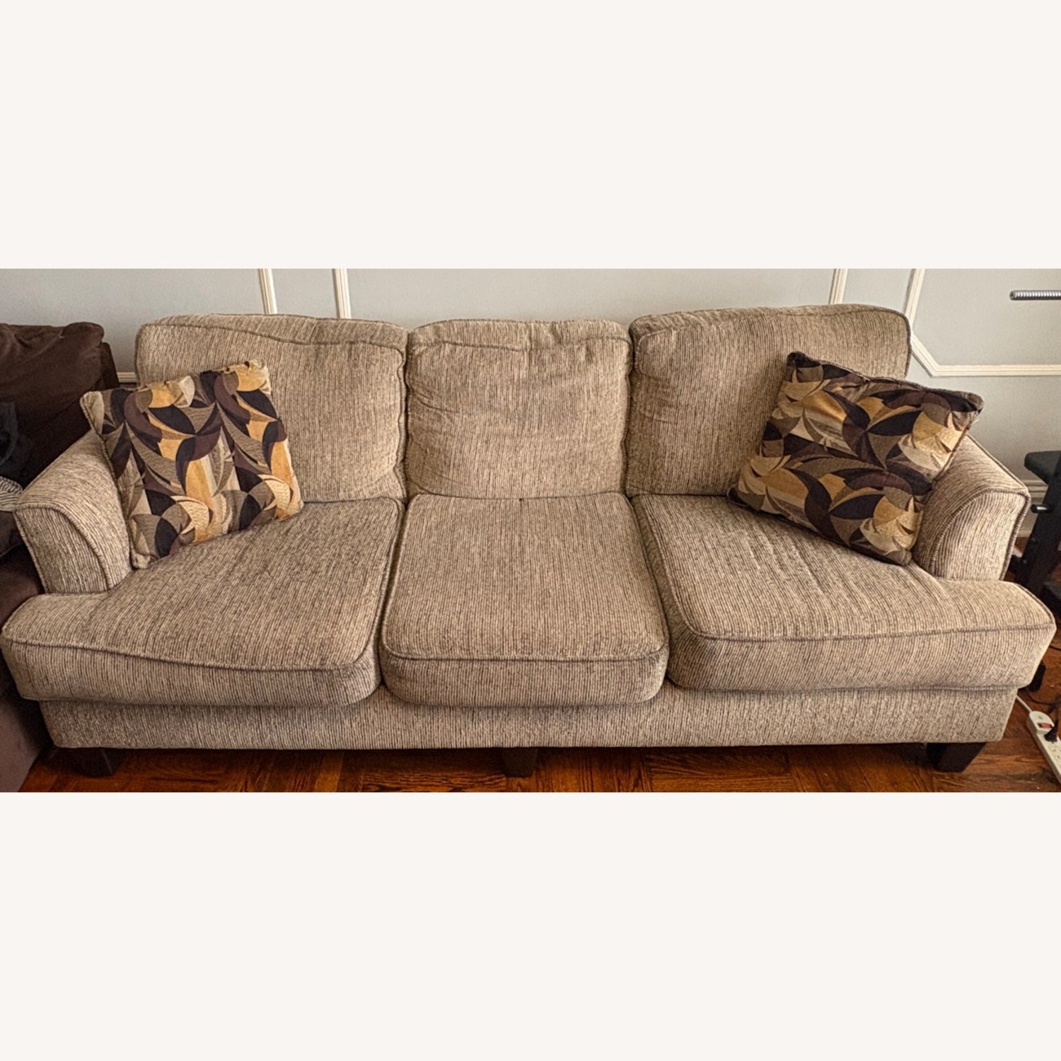 Hughes Furniture Light Brown 3+ Seater Sofa - image-2