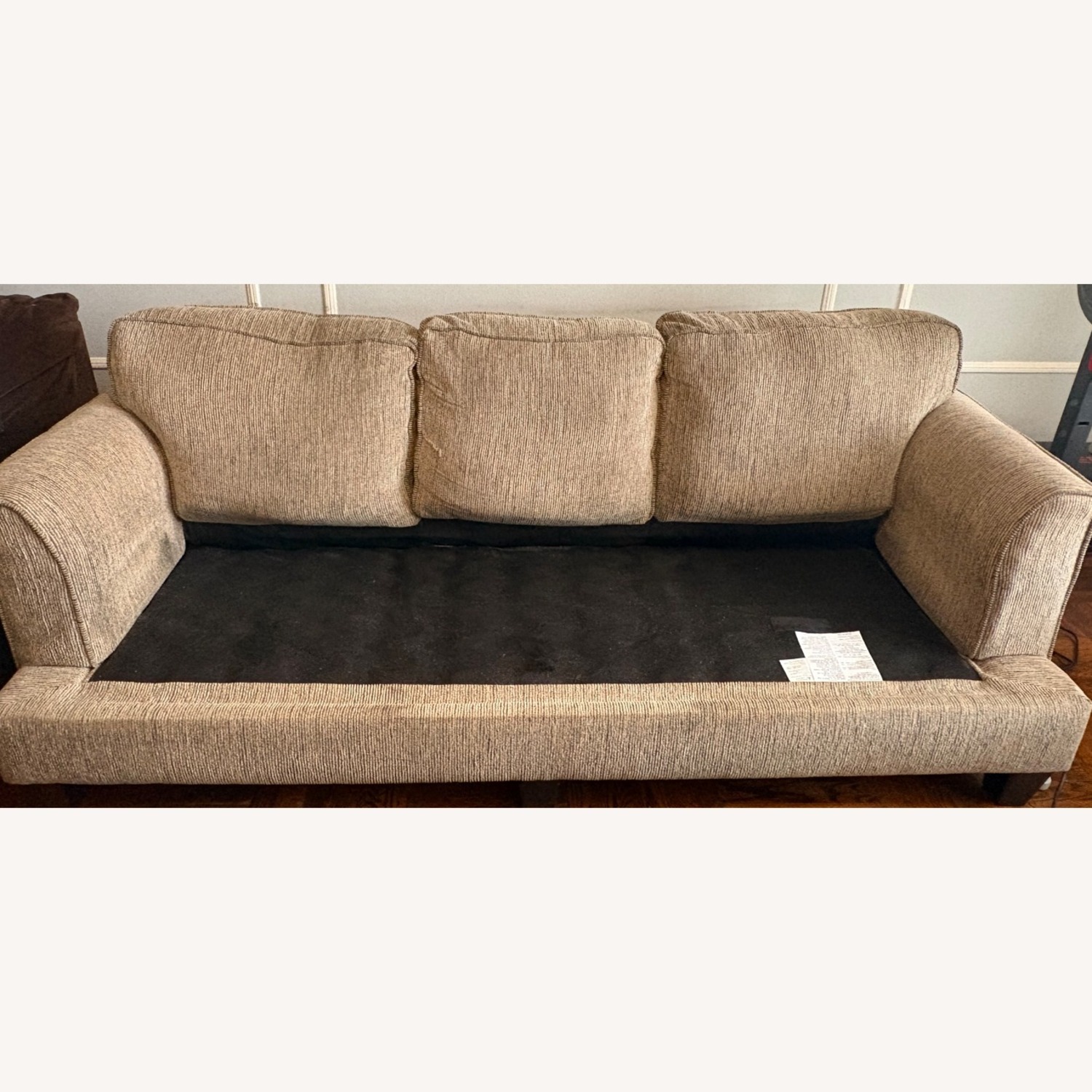 Hughes Furniture Light Brown 3+ Seater Sofa - image-4