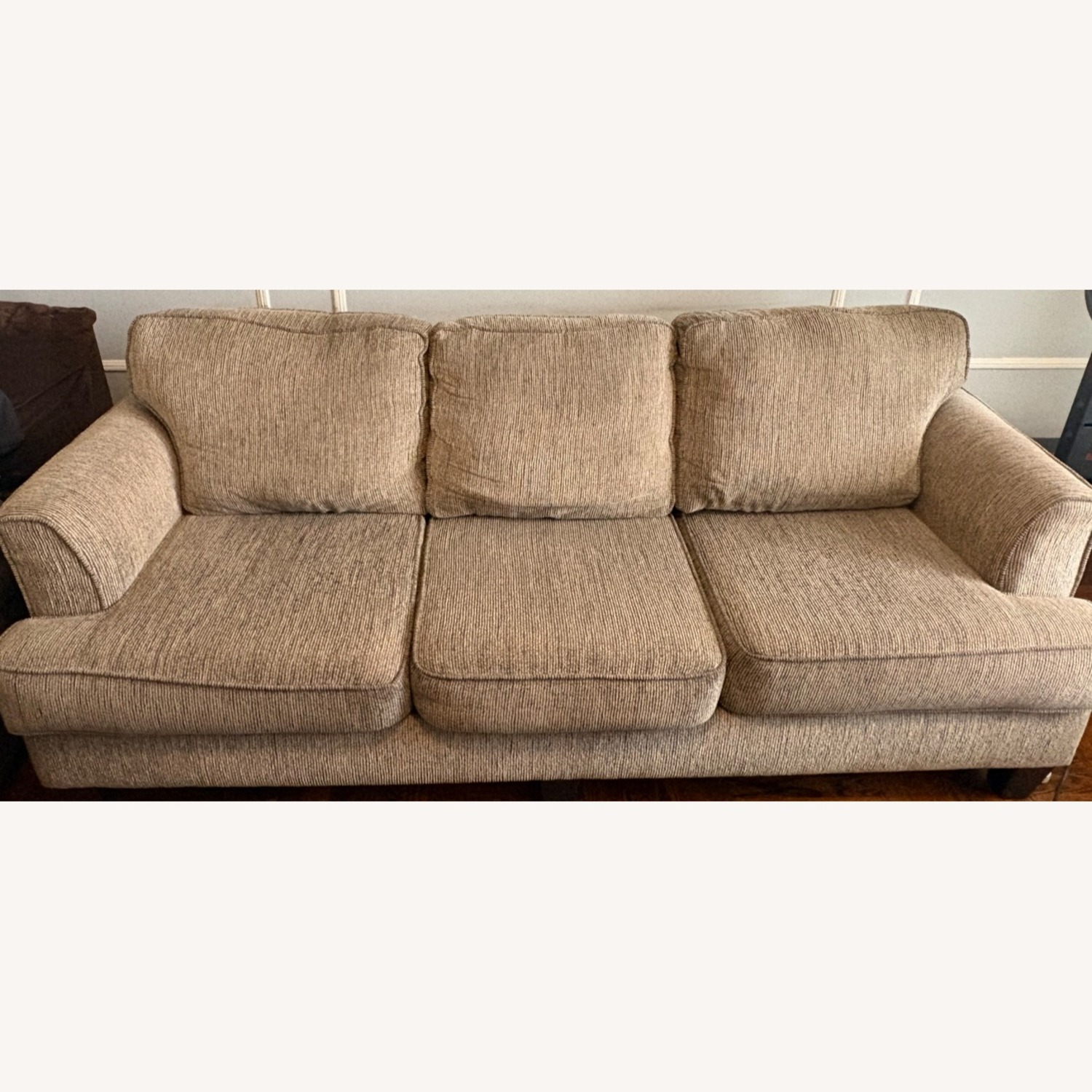 Hughes Furniture Light Brown 3+ Seater Sofa - image-3