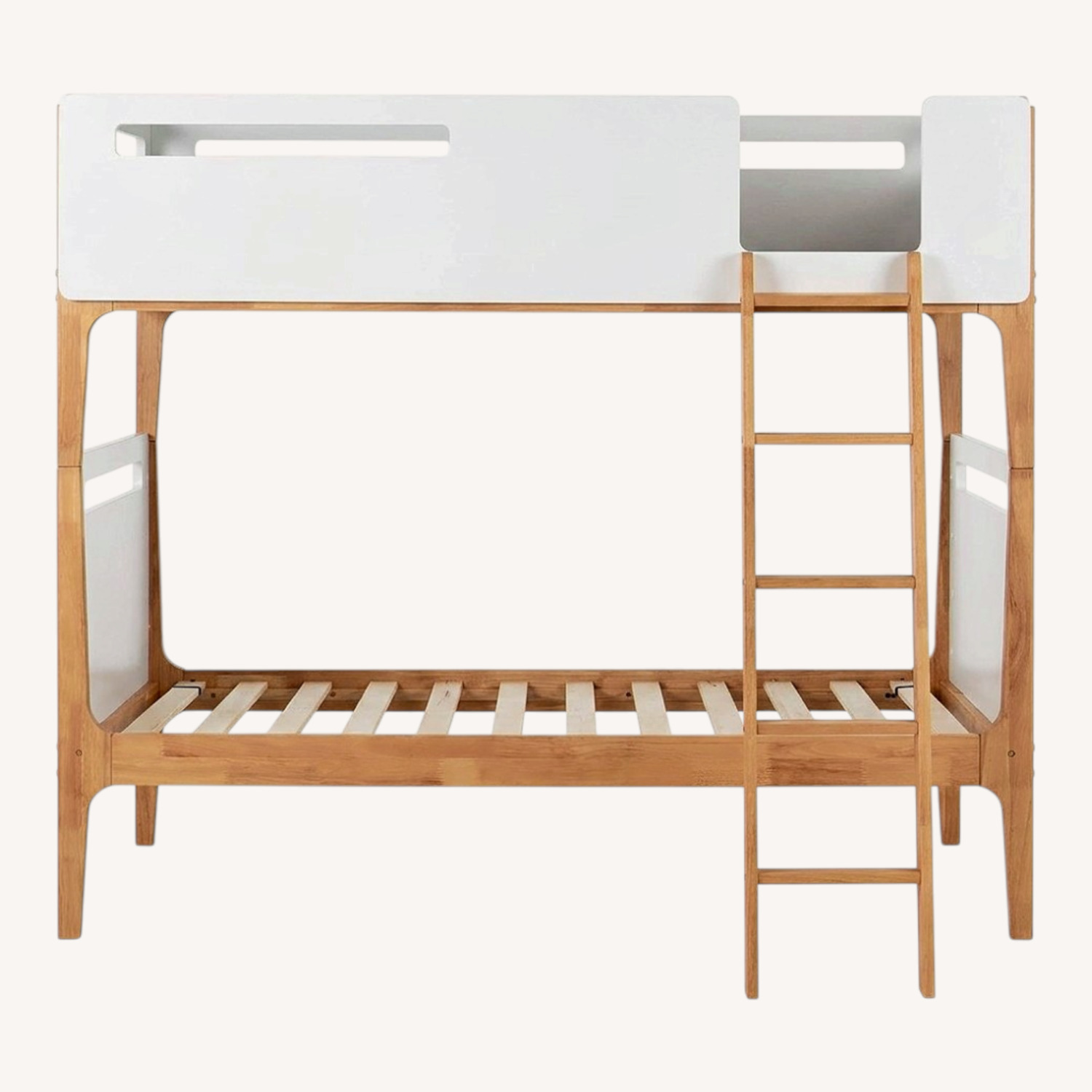 South Shore White Wood Bunk Bed - image-0