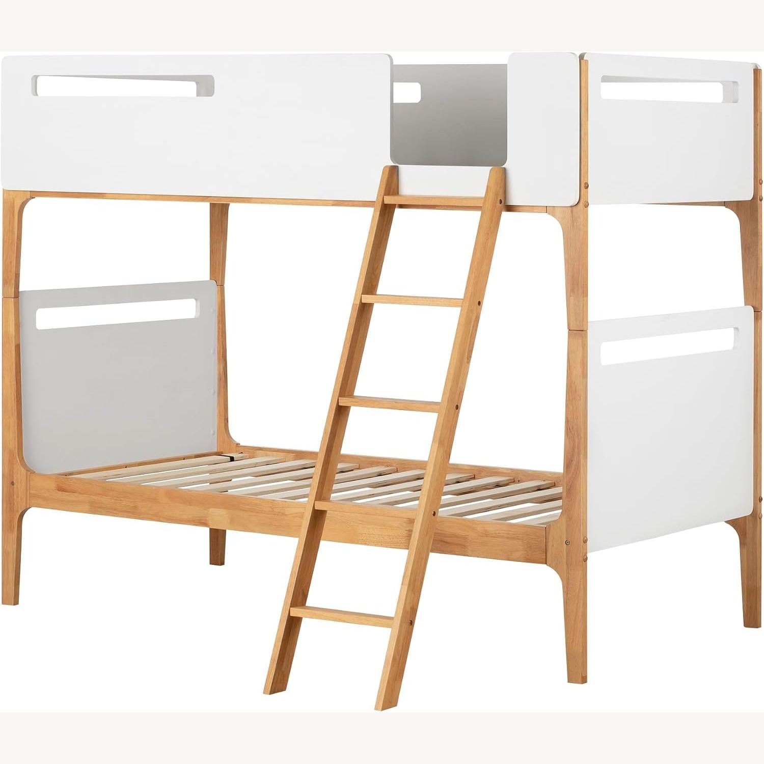South Shore White Wood Bunk Bed - image-5