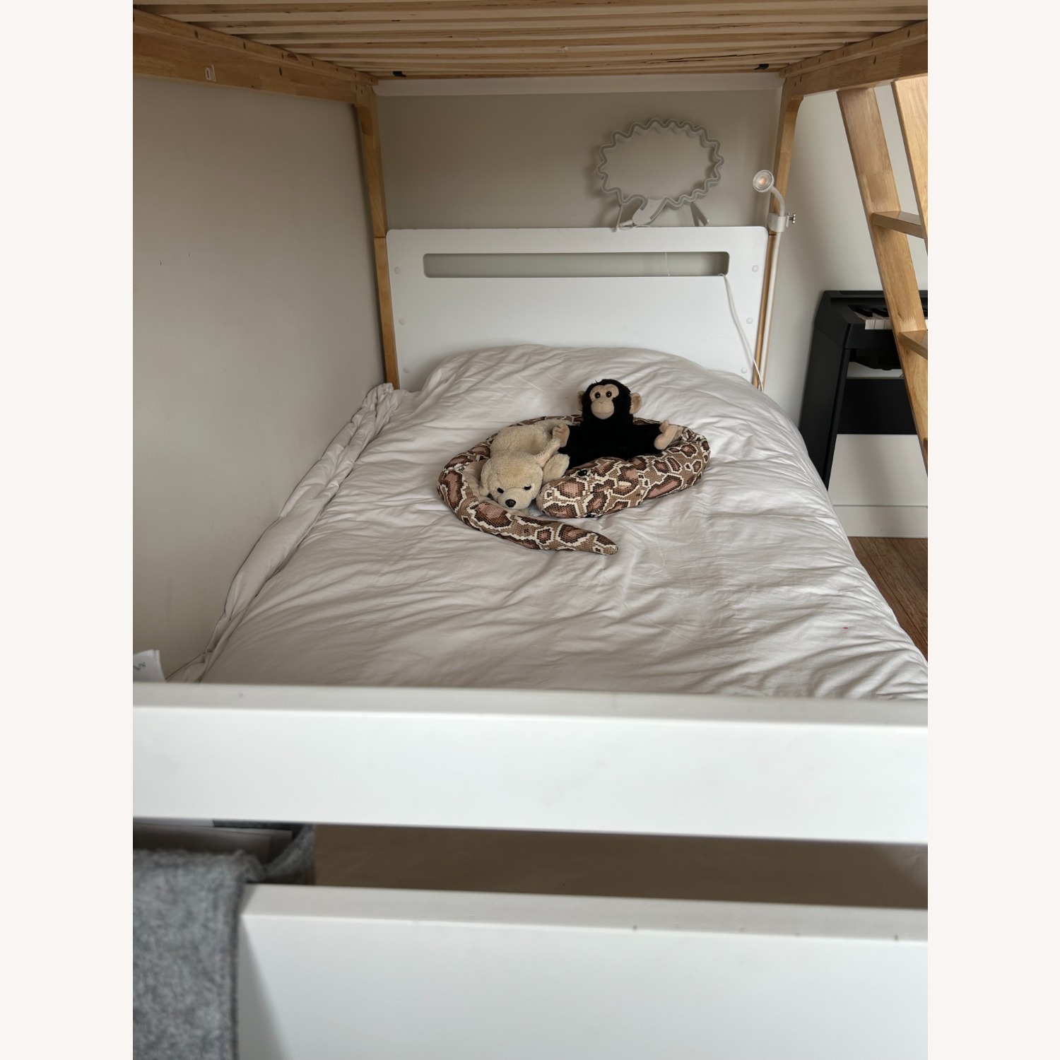 South Shore White Wood Bunk Bed - image-2