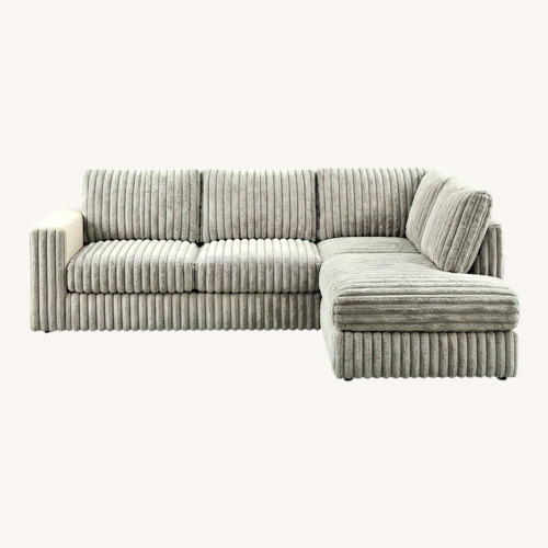 Used Light Gray Fabric 3+ Piece Sectional for sale on AptDeco