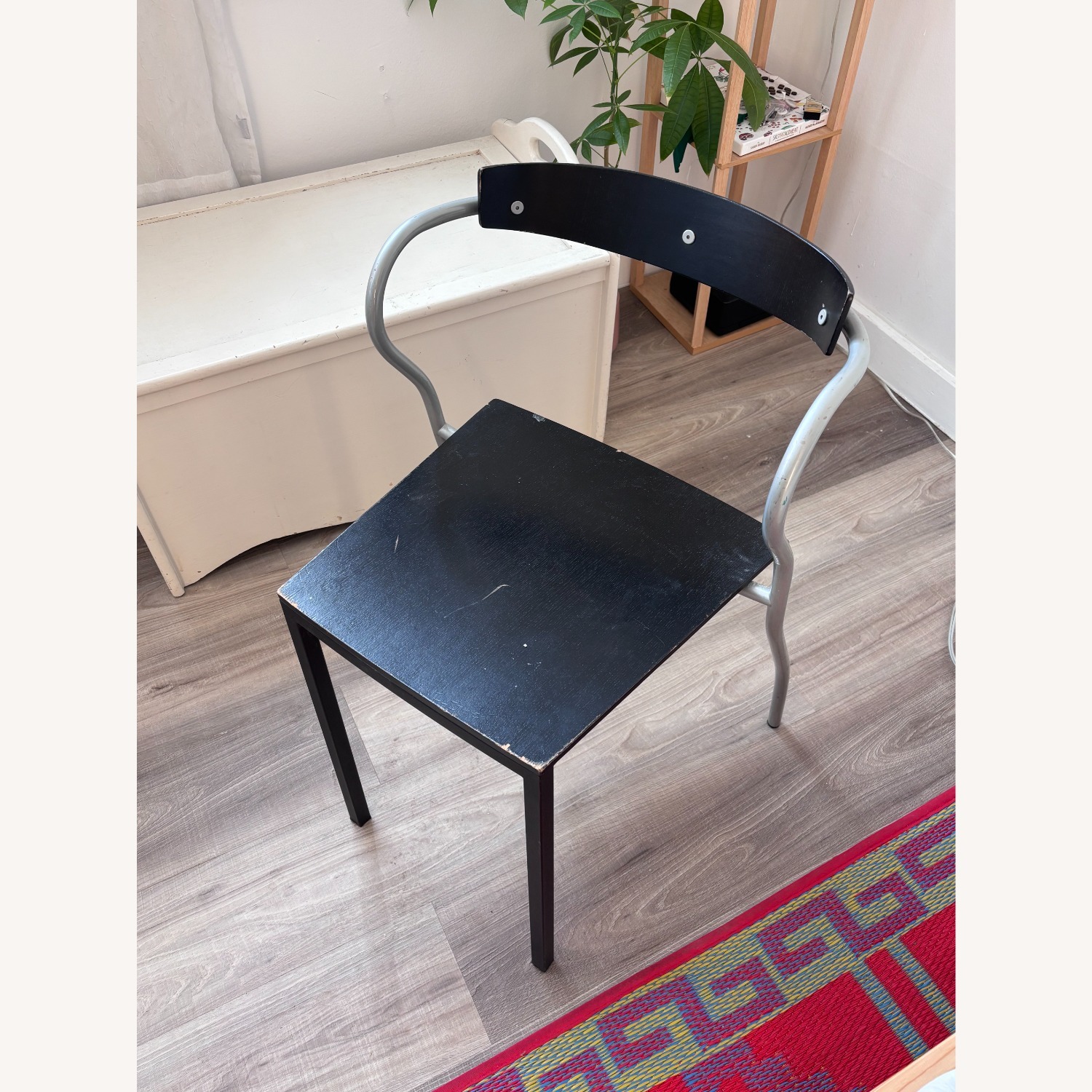 Vintage Black + Metal Dining Chairs - image-18