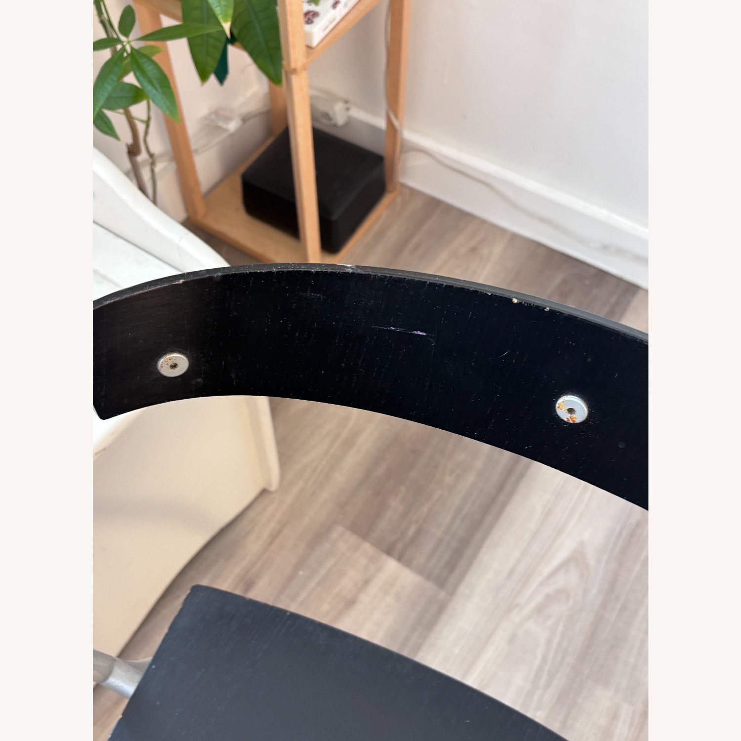 Vintage Black + Metal Dining Chairs - image-13